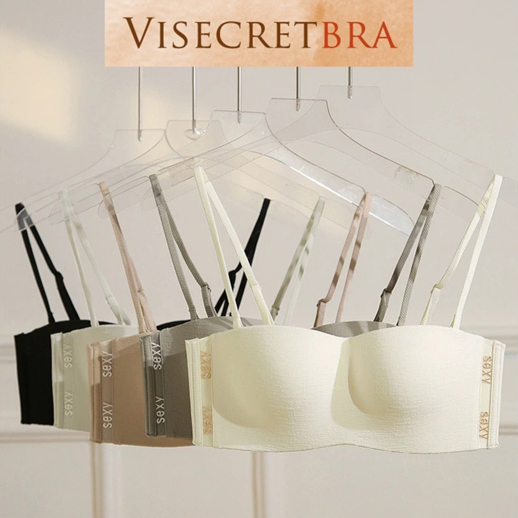 Áo Bra Nữ Áo Lót Nữ Cup Ngang Cup To Không Gọng Mút Mỏng 0.5cm Chống Tụt --  VN240776 Women