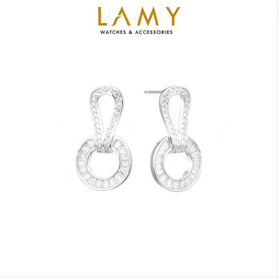 Khuyên tai bạc nữ LAMY Horseshoe Silver Earings 3172  - Khuyên tai bạc ta