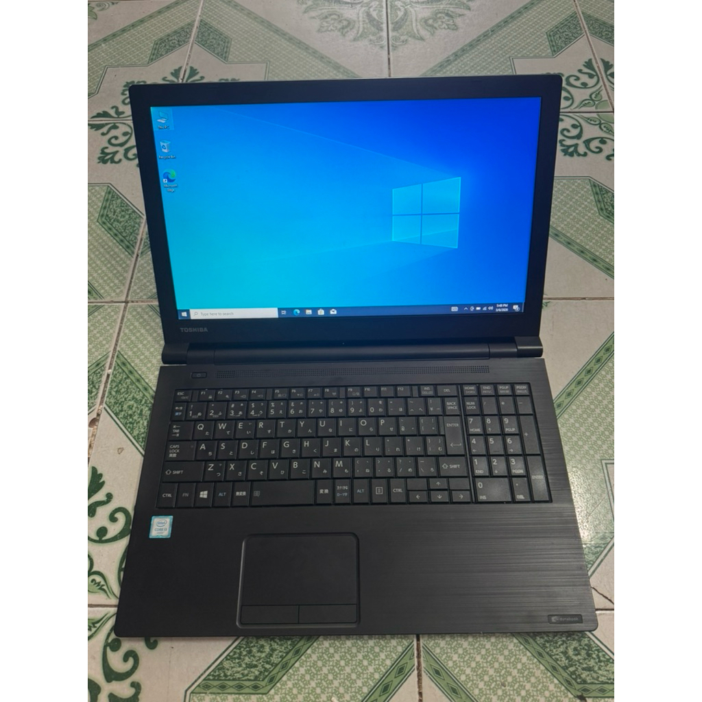 laptop toshiba i3 600u/4g/ssd 128g