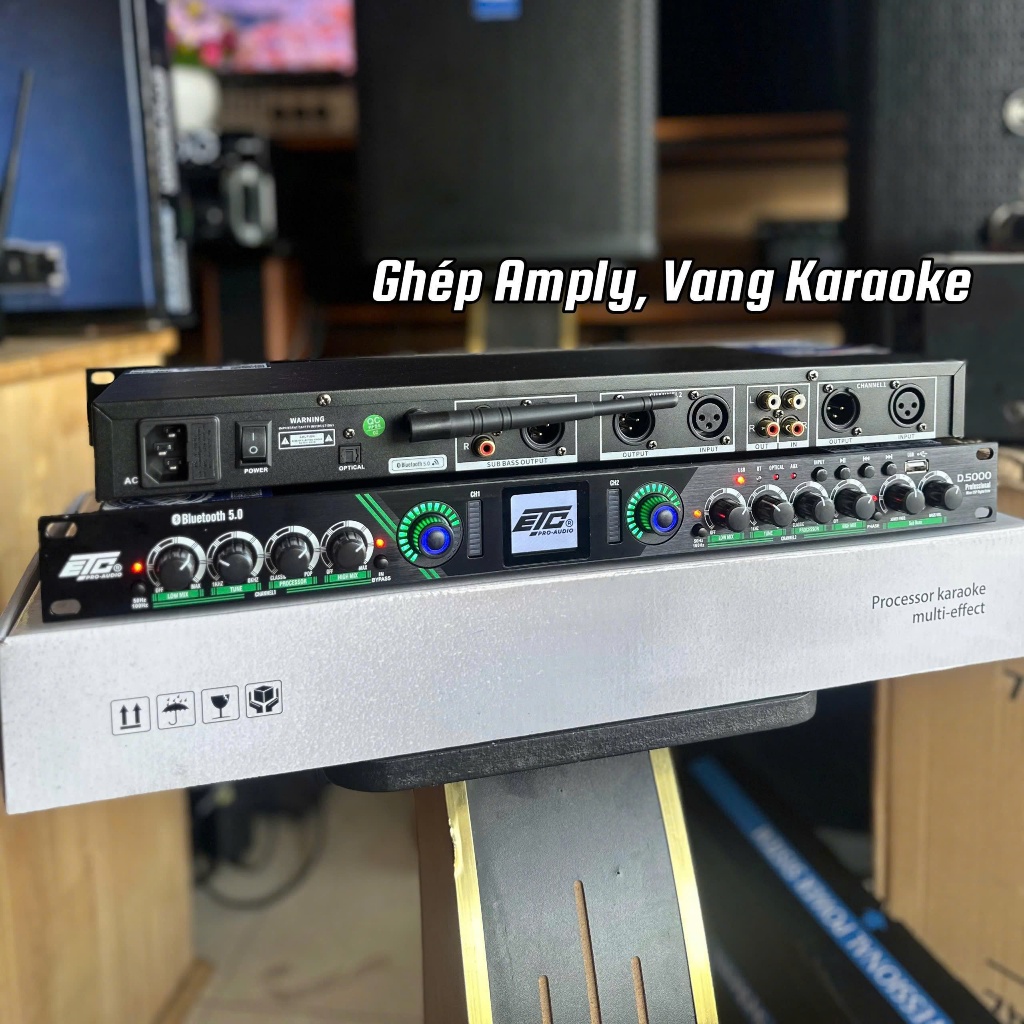Nâng Tiếng ETC D5000 Thiết Bị Nâng Tiếng Nhạc, Bass, Treble