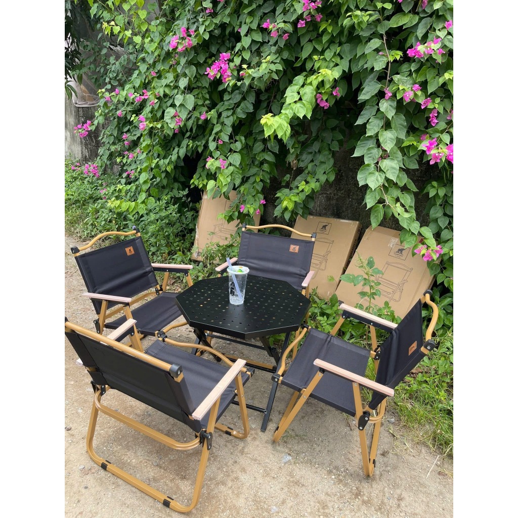 Bàn Ghế Du Lịch Gấp Gọn BEIYUE - Đa Năng, Tiện Lợi, Chất Lượng (Combo 1 bàn Kim Cương + 4 ghế)
