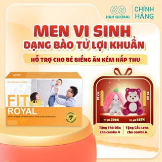 Men Vi Sinh FIT KID ROYAL - Bổ Sung Bào Tử Lợi Khuẩn - Cho Trẻ Biếng Ăn, Tiêu Hóa Kém (Hộp 20 Ống)