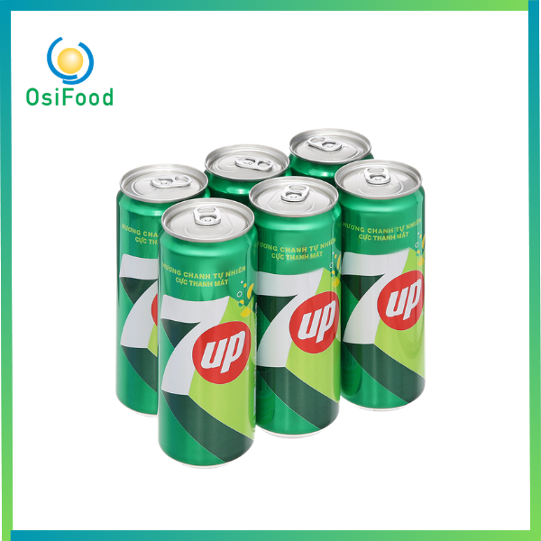 Combo 6 lon - Nước ngọt 7UP