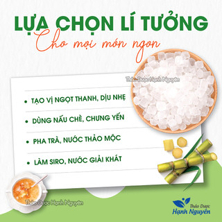 Đường phèn trắng Lam Sơn 100g, vị ngọt thanh tự nhiên, dùng nấu chè, chưng yến, pha trà, nấu siro