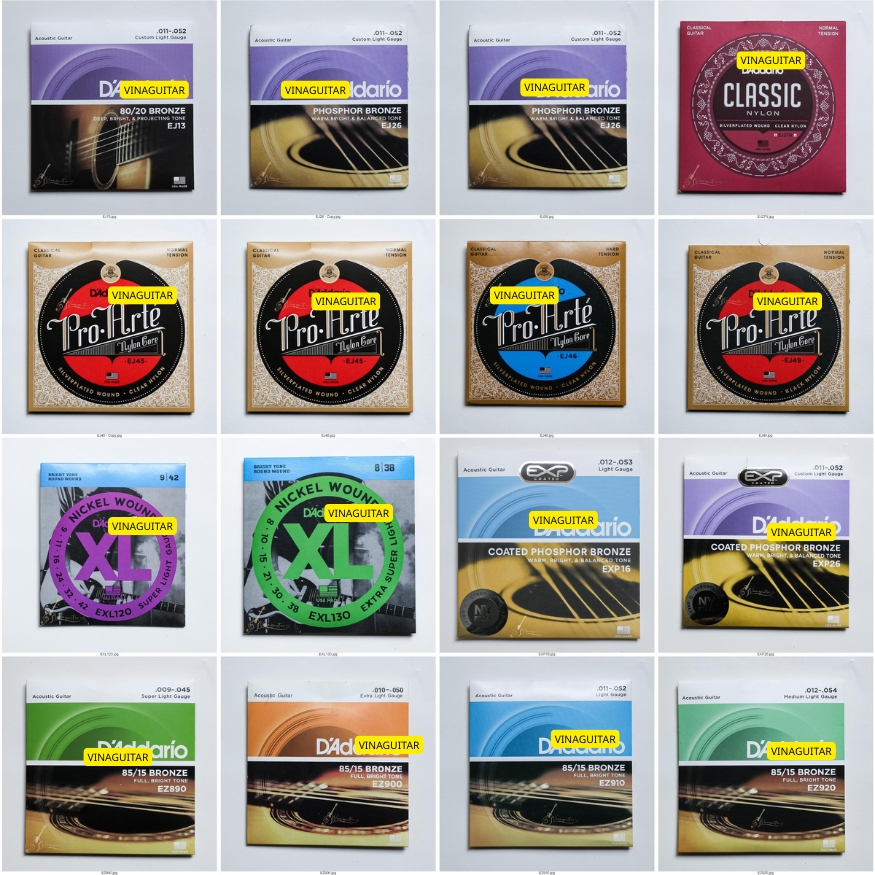 Dây Đàn Guitar Classic Acoustic Electric Daza-dio EXP26 EJ45 EZ910 EZ900 EZ920 EZ890 EJ46 EJ26 EJ45 
