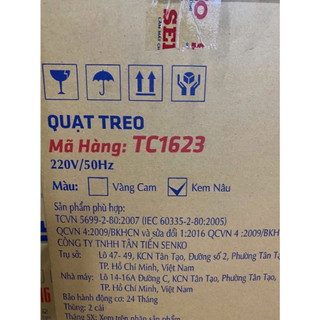 Quạt treo 2 dây TC1623