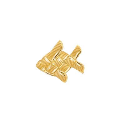PRIMA Bông Tai Vàng 24K - BST Mono Chic - Cá Chép Vàng may mắn-(Chuôi+ Chốt 18k) - (1chiếc) -111E4352