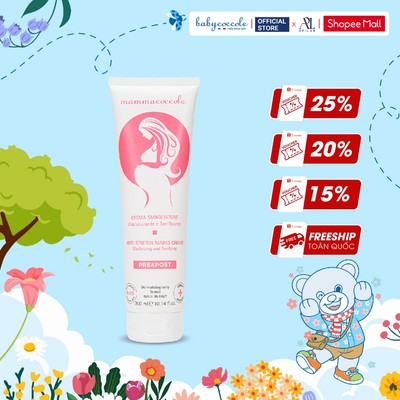 Kem chống rạn da Babycoccole làm mờ sẹo cho bà bầu, dưỡng da giảm thâm khi mang thai và sau sinh 300ml