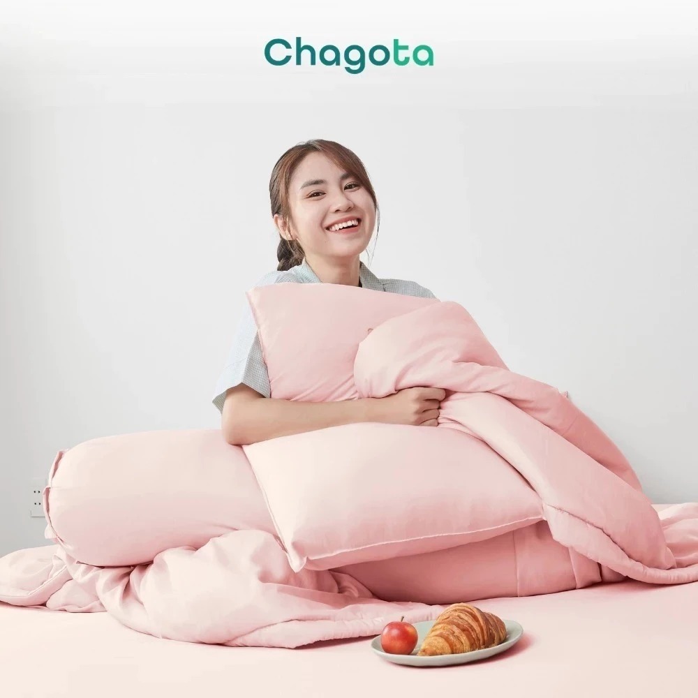 Bộ Chăn Ga Gối 4 món Lụa Silk Ice Size 1mx2m Đến 2mx2m2 Mát Lạnh Chagota Bedding Nhiều Màu Cao Cấp Vide Hàn Quốc | BigBuy360 - bigbuy360.vn