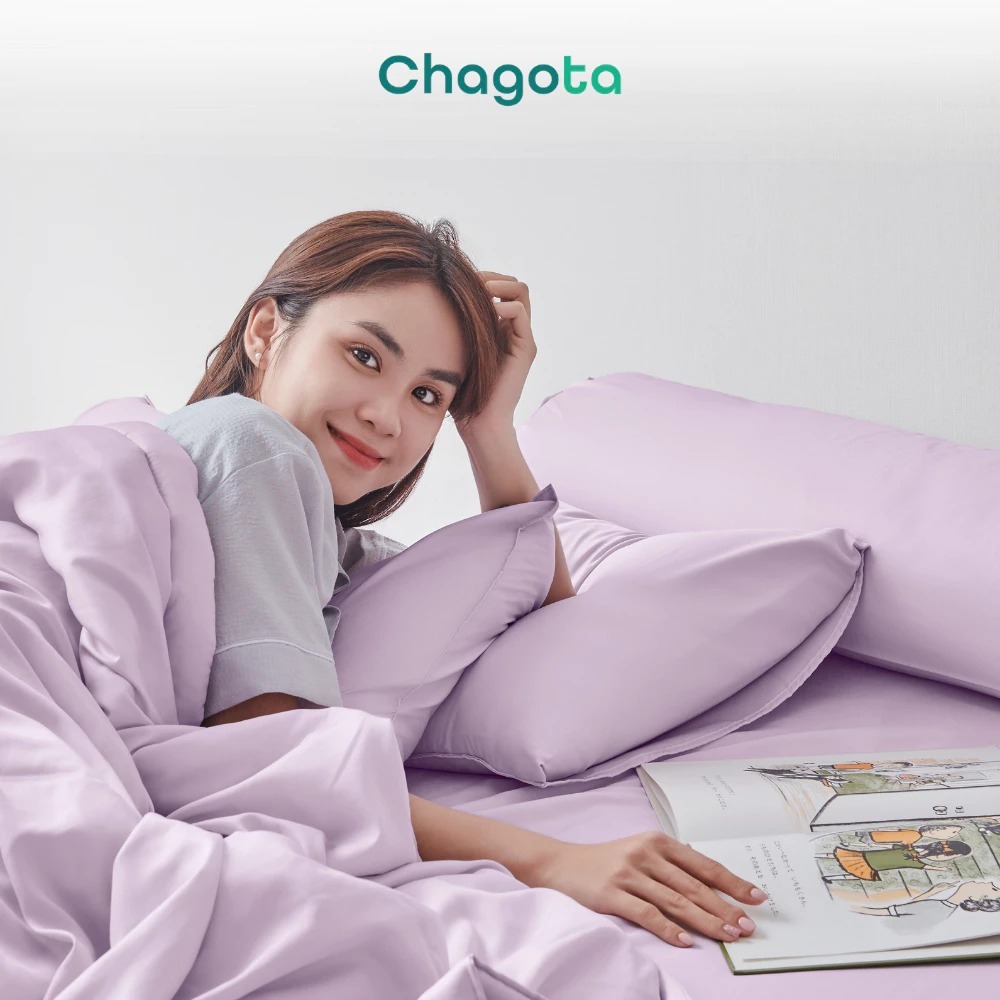 Bộ Chăn Ga Gối 4 món Lụa Silk Ice Size 1mx2m Đến 2mx2m2 Mát Lạnh Chagota Bedding Nhiều Màu Cao Cấp Vide Hàn Quốc | BigBuy360 - bigbuy360.vn