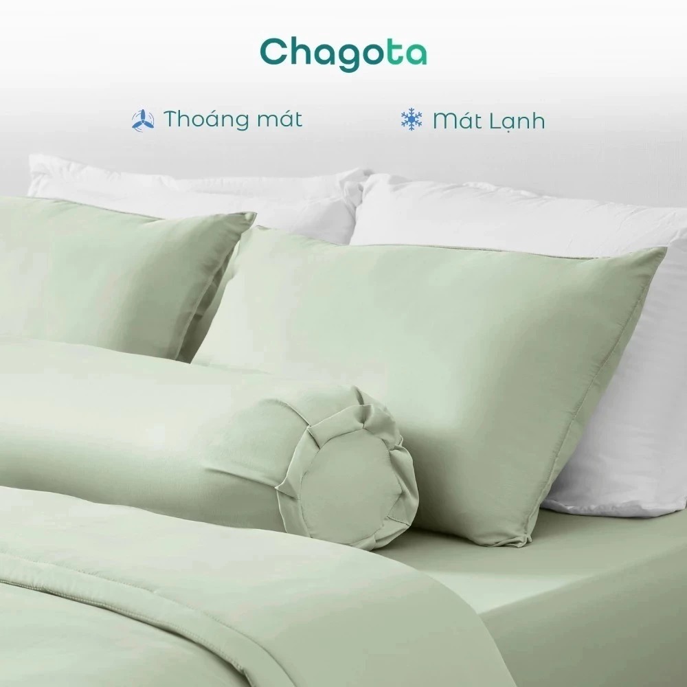 Bộ Chăn Ga Gối 4 món Lụa Silk Ice Size 1mx2m Đến 2mx2m2 Mát Lạnh Chagota Bedding Nhiều Màu Cao Cấp Vide Hàn Quốc | BigBuy360 - bigbuy360.vn