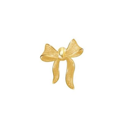 PRIMA Bông Tai Vàng 24K - BST Mono Chic - Chiếc Nơ xinh xắn (Chuôi+ Chốt 18k) - ( 1 chiếc) - 111E4345