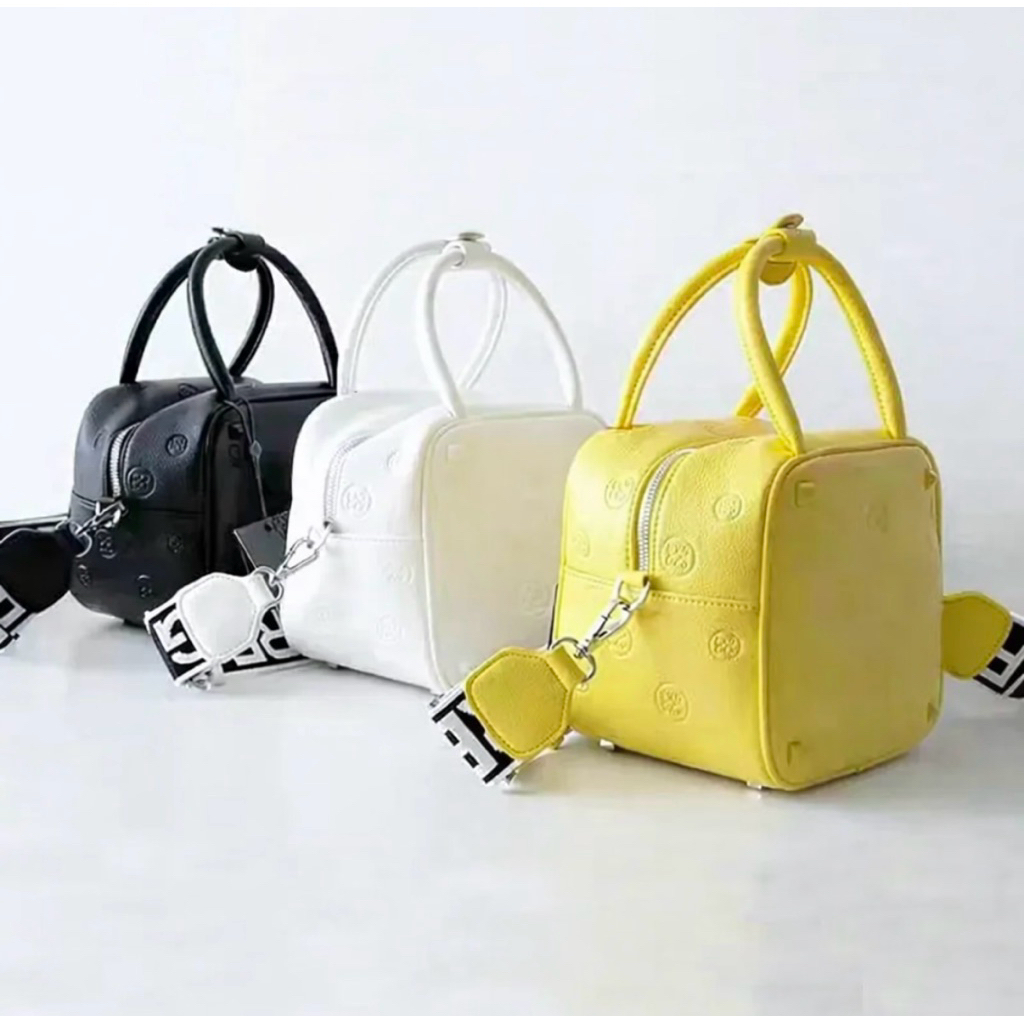 Túi Golf G/FORE Mini Duffel Cao Cấp Embossed Leather ( G/FORE x Golfworldforall )