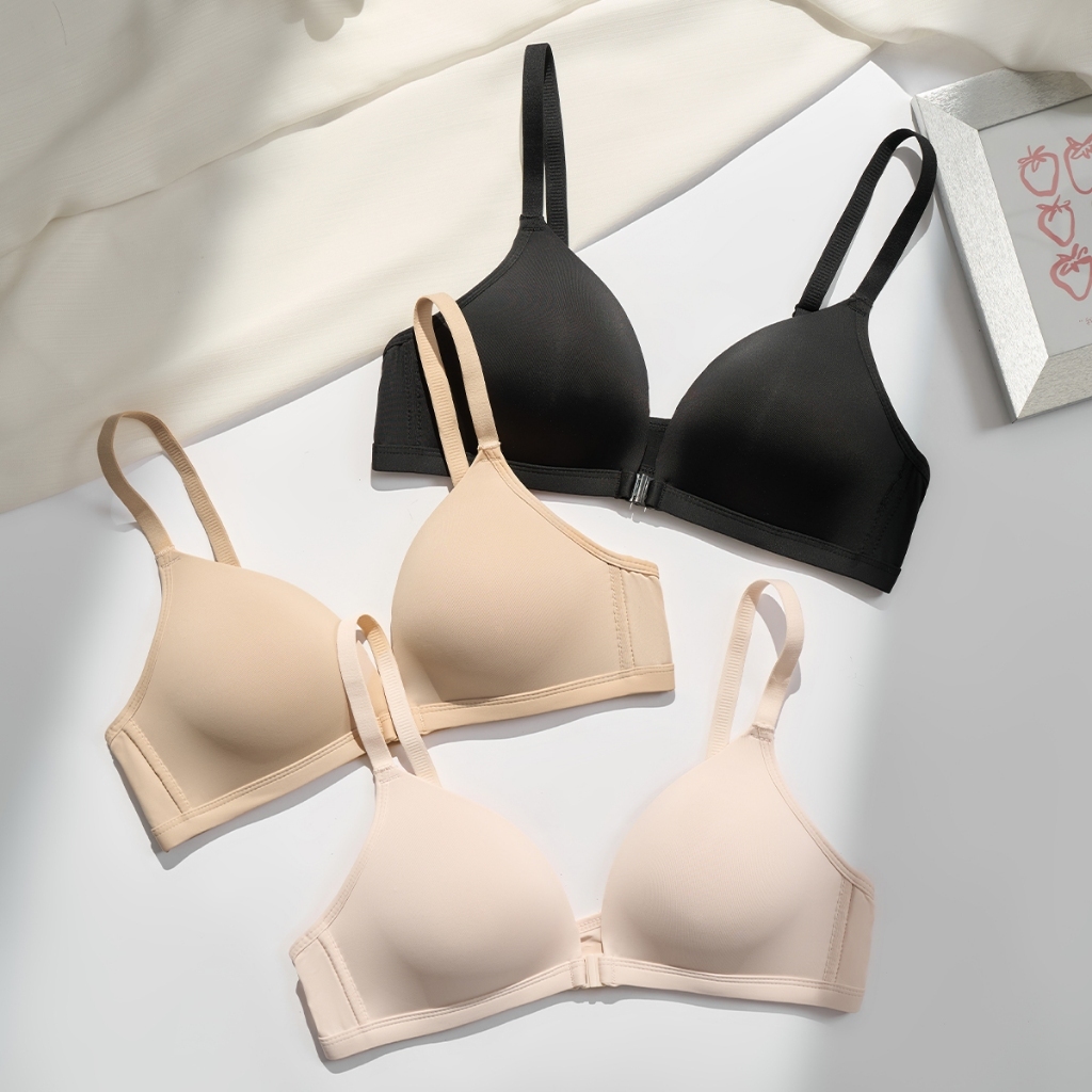 [Quà tặng không bán] Áo lót định hình cài trước không gọng đệm mỏng Pazzini WUA007