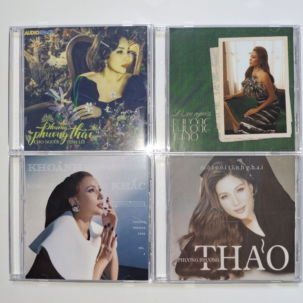 Bộ 4 cd Phương Phương Thảo 2 phono