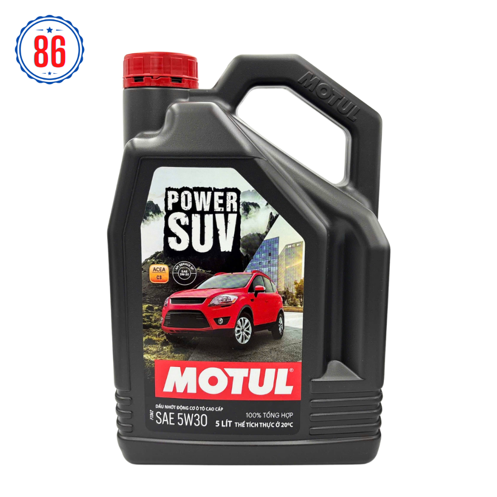 Nhớt tổng hợp cao cấp cho xe oto Motul SUV 5W30 1L-5L