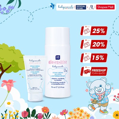 Kem làm dịu da chuyên biệt cho bé Babycoccole 0M+ phục hồi da nhạy cảm với 5% B5+ 30ml/75ml