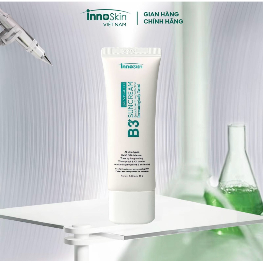 🌿 KEM CHỐNG NẮNG B3 XANH INNOSKIN 🌿