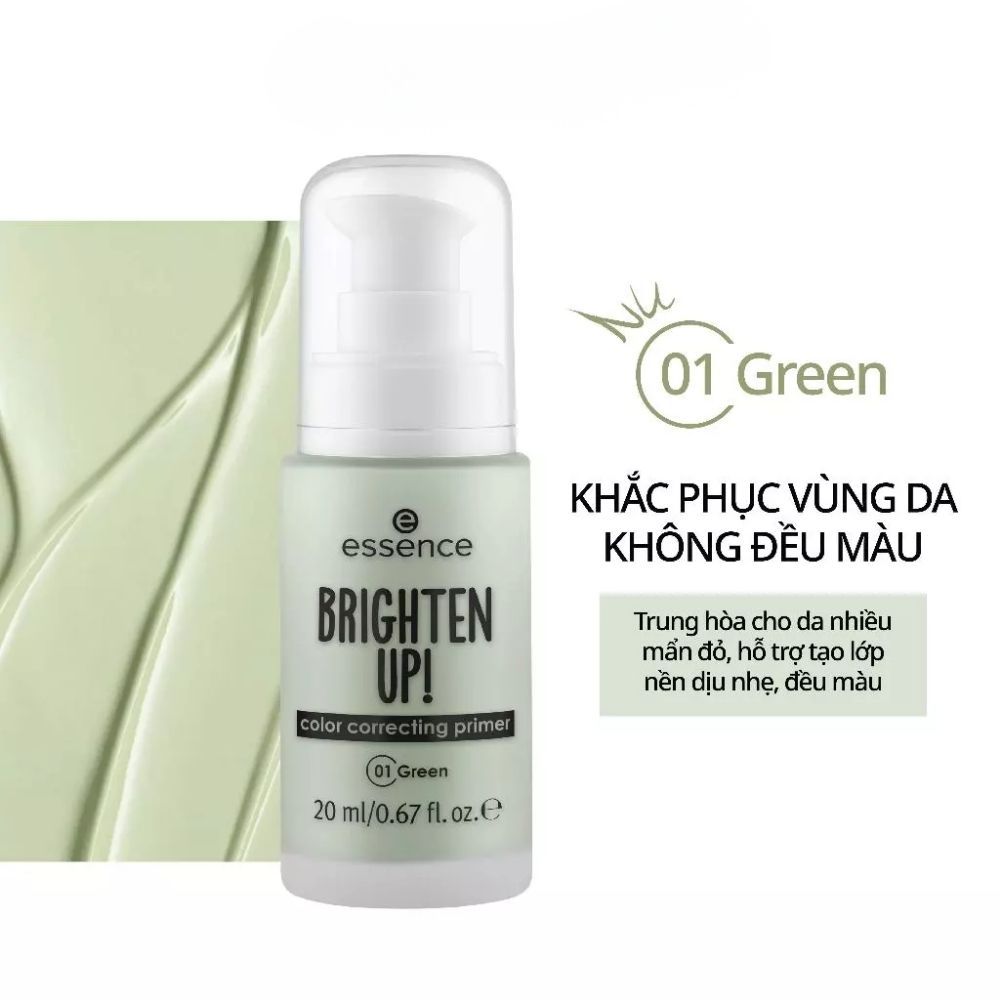 Ảnh 6 của Kem lót ESSENCE BRIGHTEN UP! Primer giúp làm đều màu da, che phủ lỗ chân lông.