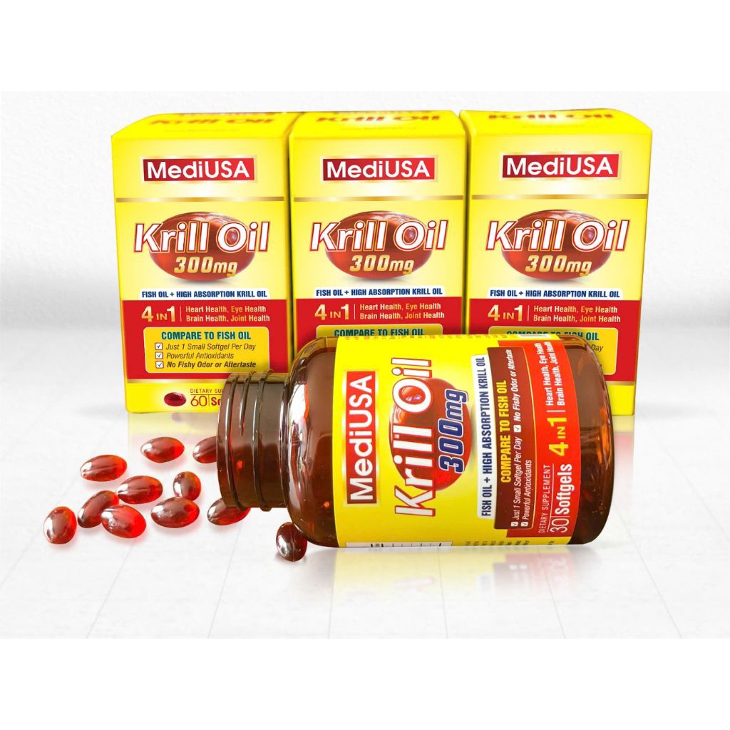 dầu nhuyễn thể krill oil mediusa