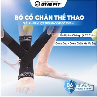 Băng Quấn Cổ Chân Thể Thao ONEFIT Cao Cấp Có Dây Đai, Hỗ Trợ Phòng Tránh Chấn Thương Cổ Chân Khi Đá Bóng, Cầu Lông