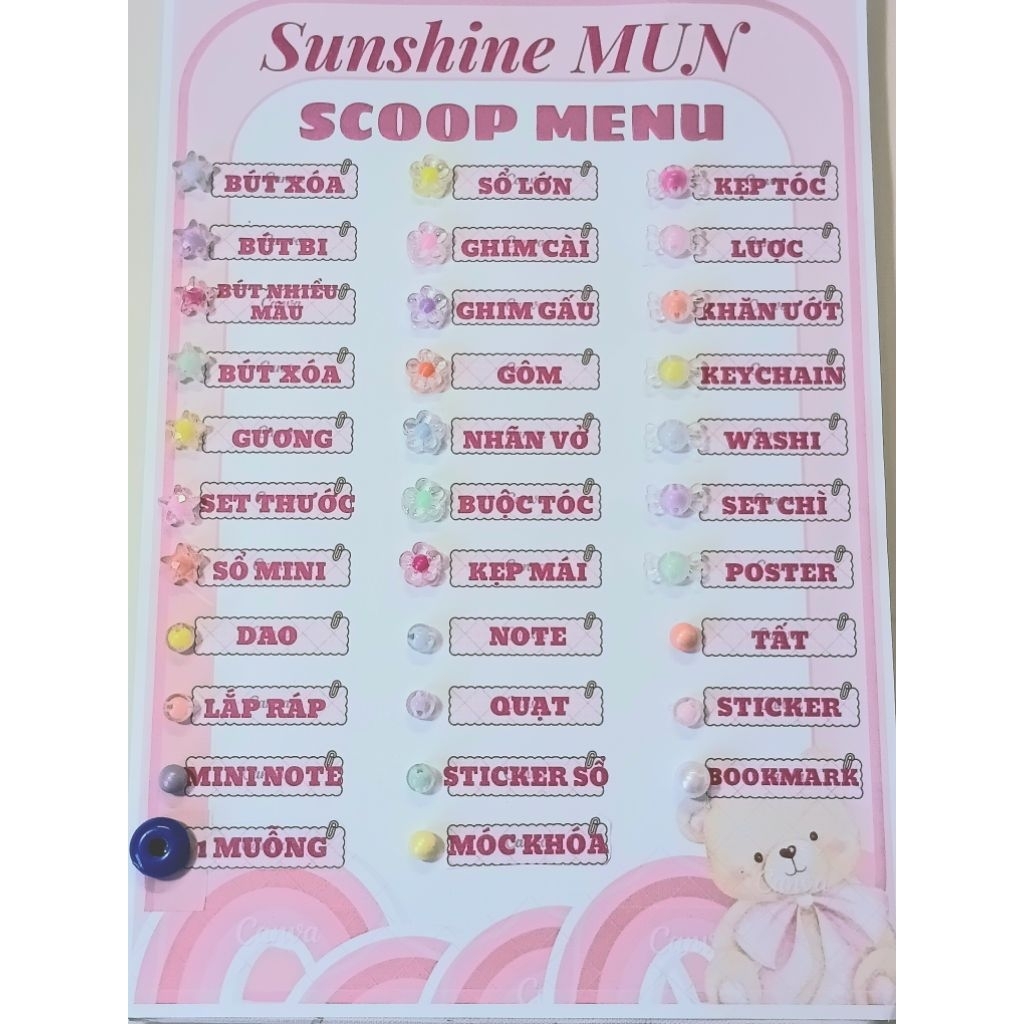 Scoop order , chơi là lời , nhận ngay 12~40 món quà siêu cute đáng yêu
