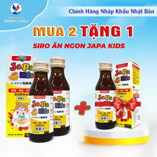 [ Combo 2 Tặng 1 ] Siro Ăn Ngon Japa Kids Nhật Bản – Hỗ Trợ Bé Biếng Ăn, Tăng Hấp Thu , Giúp Trẻ Tăng Cân Khỏe Mạnh