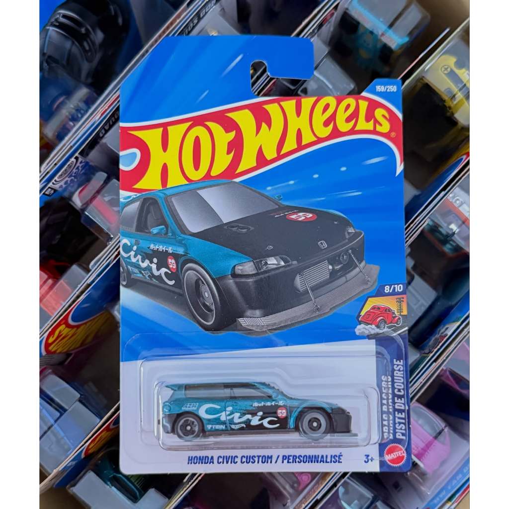 Xe Hot Wheels Honda Civic Custom - Case F 2026