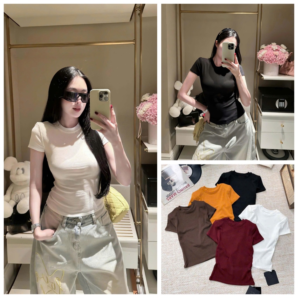 [Wu33] Áo thun trơn basic cổ tròn QCCC QCL1 UMEE STORE AP0999 23703