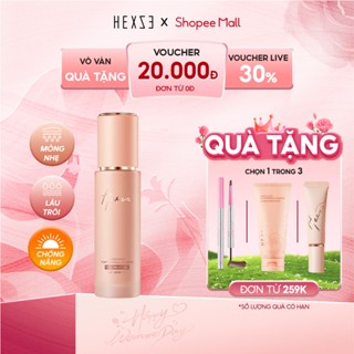 Kem nền lâu trôi HEXZE SPF39 PA+++ 30ml, kem nền mỏng nhẹ, che khuyết điểm giữ lớp trang điểm bền màu