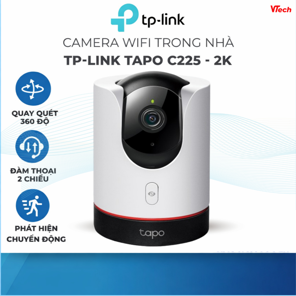 Camera WiFi AI Trong Nhà TP-Link Tapo C225 (2K QHD), Thiết Lập Vùng Riêng Tư