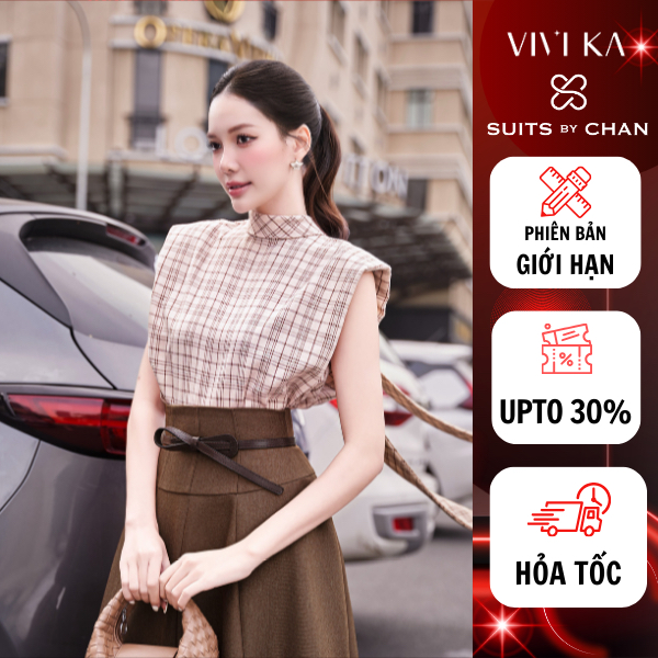 Áo kiểu nữ Orla SUITS BY CHAN thiết kế thanh lịch, sang trọng, phù hợp đi chơi, sự kiện