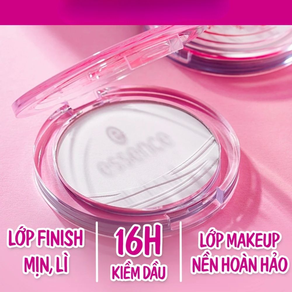 Ảnh 3 của Phấn phủ ESSENCE kiểm soát bóng nhờn, hấp thụ dầu thừa, làm mịn, đều màu.