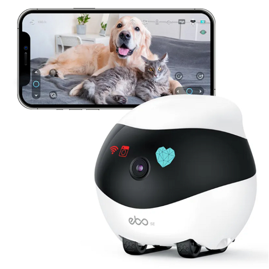 Robot Camera Thông Minh EBO SE | Camera Di Động 360° | Kết Nối App | Theo Dõi Trẻ Em & Thú Cưng