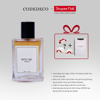 Tinh dầu nước hoa nữ CODEDECO Sexy Me 50ml dạng xịt - Gợi cảm, Mềm mại
