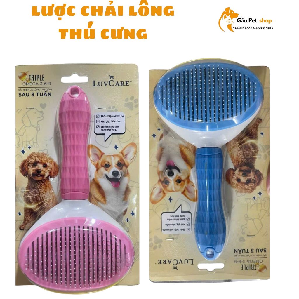 Lược chải lông cho chó mèo - chuẩn hàng  LUVCARE
