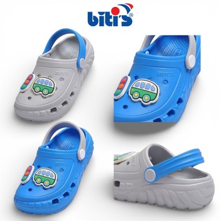 BITI'S I Sục trẻ em size 24-29 Dép sục bé trai gắn sticker giao thông dễ thương siêu nhẹ BEB007001