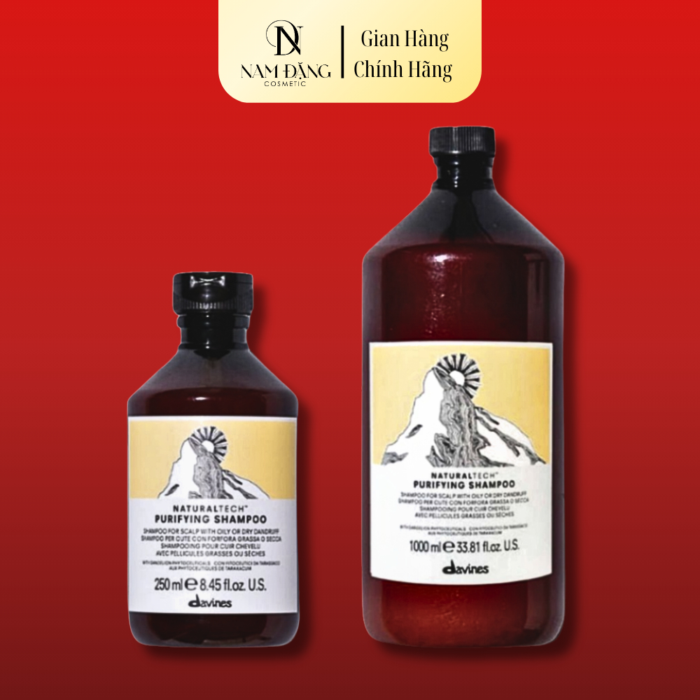 Dầu Gội Tóc Gàu Davines NaturalTech Purifying Shampoo