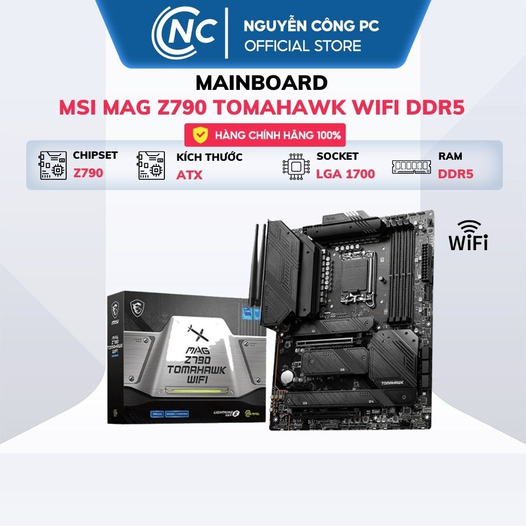 Mainboard MSI MAG Z790 TOMAHAWK WIFI DDR5 - BH 36 tháng