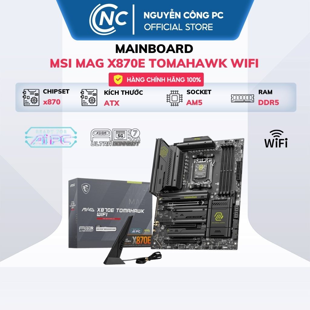Mainboard MSI MAG X870E TOMAHAWK WIFI - BH 36 tháng