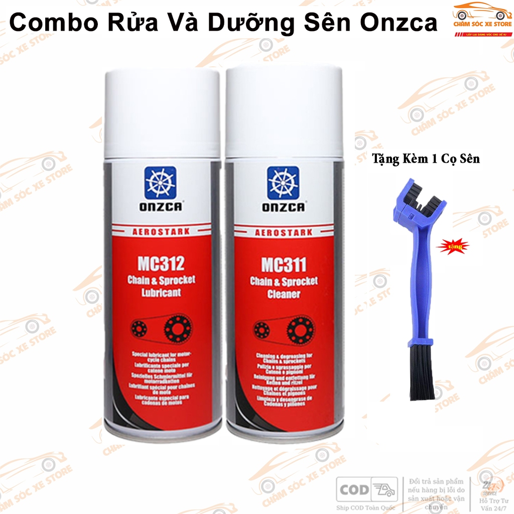 Combo Dưỡng Sên Onzca MC312 Và Vệ Sinh Sên Onzca MC311 - Tặng 1 Cọ Sên