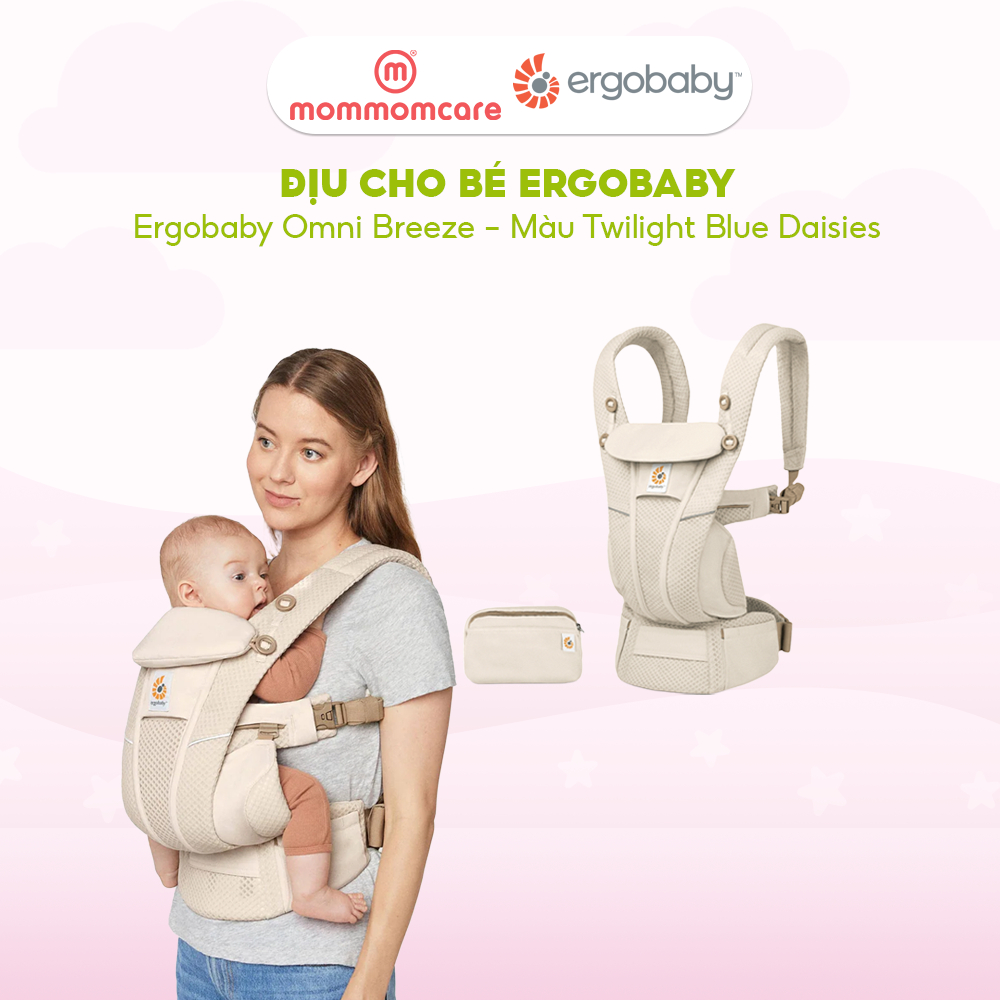Địu Trợ Lực cho bé sơ sinh Ergobaby Omni Breeze dành cho trẻ từ 0-4 tuổi