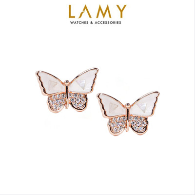 Khuyên tai nữ LAMY Dreamy Butterfly Earrings Rose Gold 3304