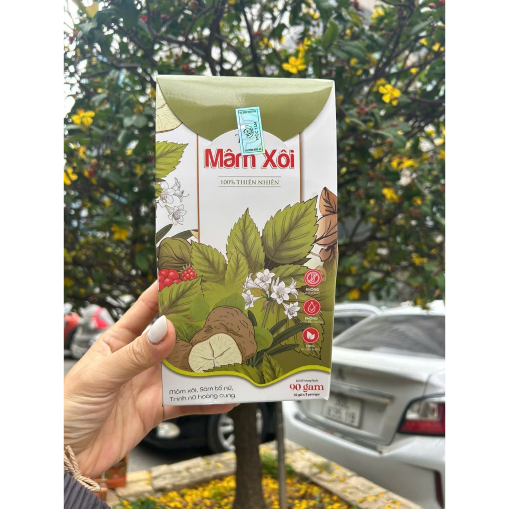 01 Hộp Trà túi lọc Lá mâm xôi rừng - Làm đẹp niêm mạc, hỗ trợ thả tự nhiên và chuyển phôi ivf, iui