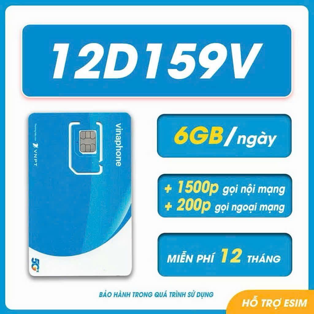 SIM VINAPHONE 12D159V [CÓ ESIM]