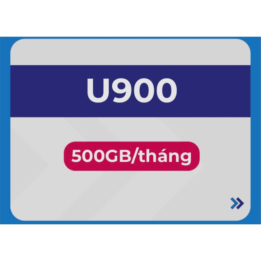 SIM VINAPHONE U900 500GB [CÓ ESIM]