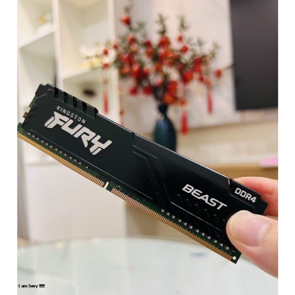 RAM Kingston FURY Beast 8GB (1x8GB) DDR4 3200Mhz