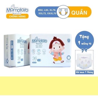 Bỉm tã dán/quần MOMOTARO S112/M96/M92/L84/XL78/XXL72/XXXL70