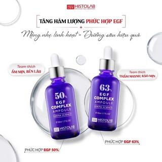 Tinh Chất Chống Lão Hoá Cao Cấp HISTOLAB EGF Complex Ampolue 63% Serum Trẻ Hoá Da, Dưỡng Da 50ml