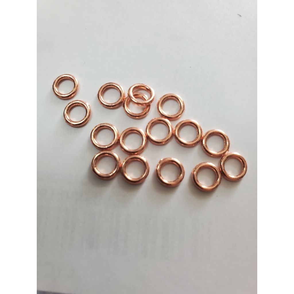 50 Khoen đồng . Hàn Đồng . Đường kính trong 4mm .